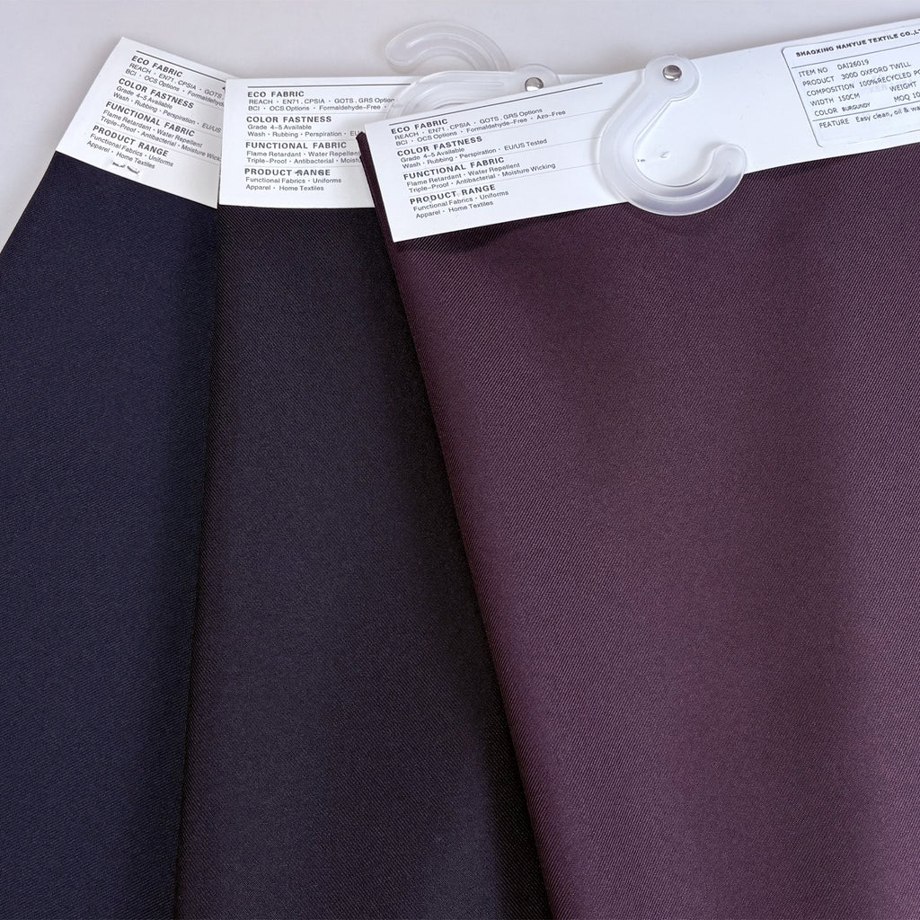 300D polyester water repellent oxford twill